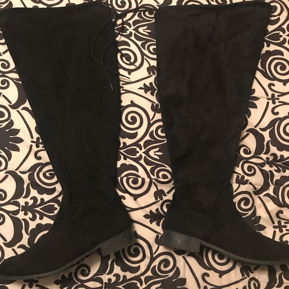 Fioni Wide Calf Over the Knee Stretch Boot SZ 10